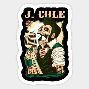 J. COLE RAPPER Sticker